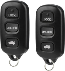 Kaboll key fob replacement for Toyota Camry with front view and pre-installed battery for quick use.