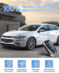 Kaboll keyfob replacement for Chevy Malibu 2016-2021, trusted keyless entry.