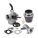 Kacarber AT125 carburetor installed on a Coleman ATV for Coleman's AT125-B compatibility.
