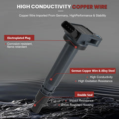 KacuYelin iridium spark plug electrodes detail emphasizing high-temperature resistance