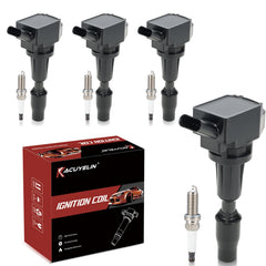 KacuYelin UF764 ignition coil pack mounted for Hyundai/Kia engines showing reliable ignition potential.