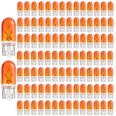 Kadiby 194A amber bulbs in a 100-pack for versatile automotive lighting