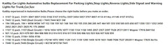 Kadiby clear wedge-base bulb fits many vehicles