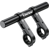 Kaedear KDR-H4W long bar clamp on motorcycle handlebars securely holding devices