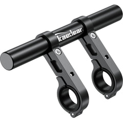 Kaedear KDR-H4W long bar clamp on motorcycle handlebars securely holding devices
