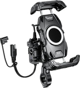 Kaedear KDR-M28A air mount absorbing vibrations for steadier phone use on motorcycles