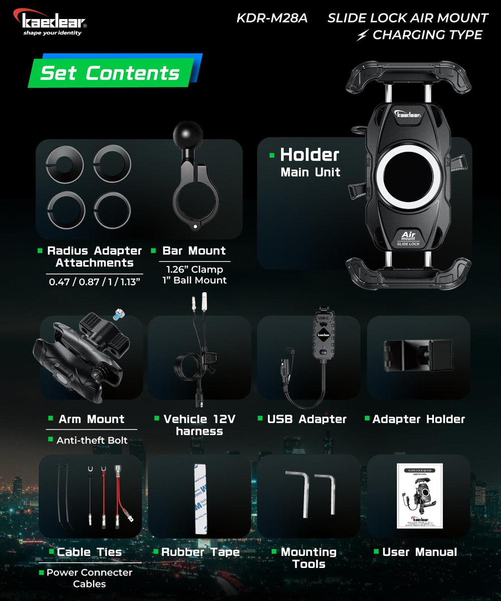 Kaedear KDR-M28A IP66 waterproof rating for rain and spray protection