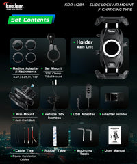 Kaedear KDR-M28A IP66 waterproof rating for rain and spray protection