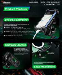 Kaedear KDR-M28A 1-inch ball mount with solid adjustability
