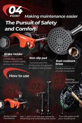 Kaedear KDR-ST1 bright red color enhances visibility during maintenance.