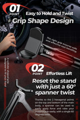 Kaedear KDR-ST1 ergonomic grip enables smooth turning and control.