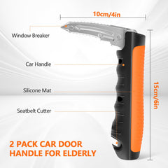 Kaiedos orange 2 pack car door handles ready for caregivers