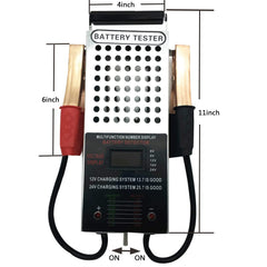 Kaiheng tester with clip assembly showing red and black grips for proper connection