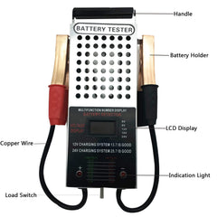 Kaiheng battery load tester during test setup demonstrating load application for health check