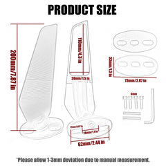 KAIQIVEM mirrors show 180-degree adjustability for precise angle control
