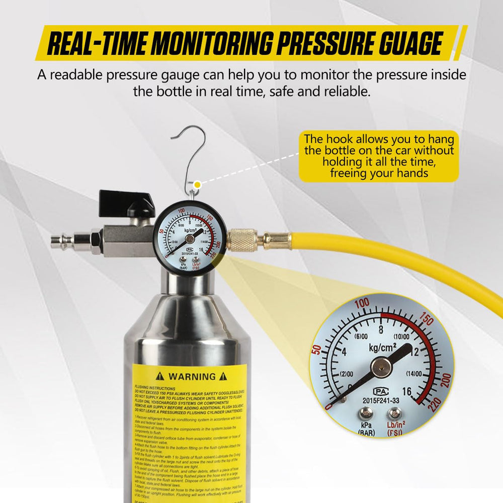 KAISAL stainless bottle maintained under high pressure for reliability