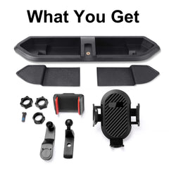 Kaishengyuan easy-install center console tray simplifies Jeep upgrades.