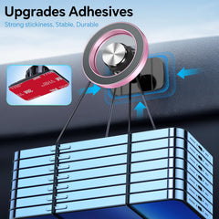 Kaistyle MagSafe car mount with 360-degree rotation for ideal angles.