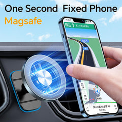 Kaistyle strong magnetic hold keeps the phone steady on rough roads