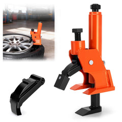 KAKO tire bead breaker front view for 38-42 inch tires, built for heavy-duty removal