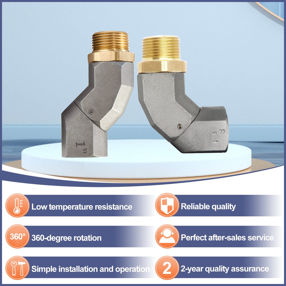 KALAGEEN leak-prevention swivel helps prevent spills and bind during fueling