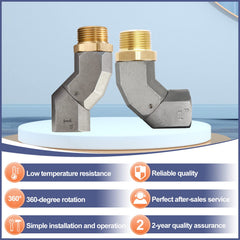 KALAGEEN leak-prevention swivel helps prevent spills and bind during fueling