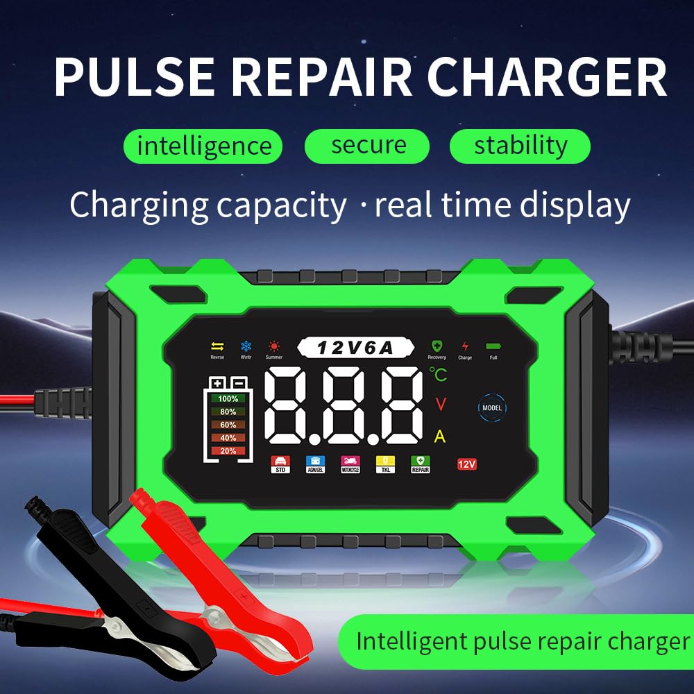 Kalonwell LCD display shows real-time charging status for safe maintenance.