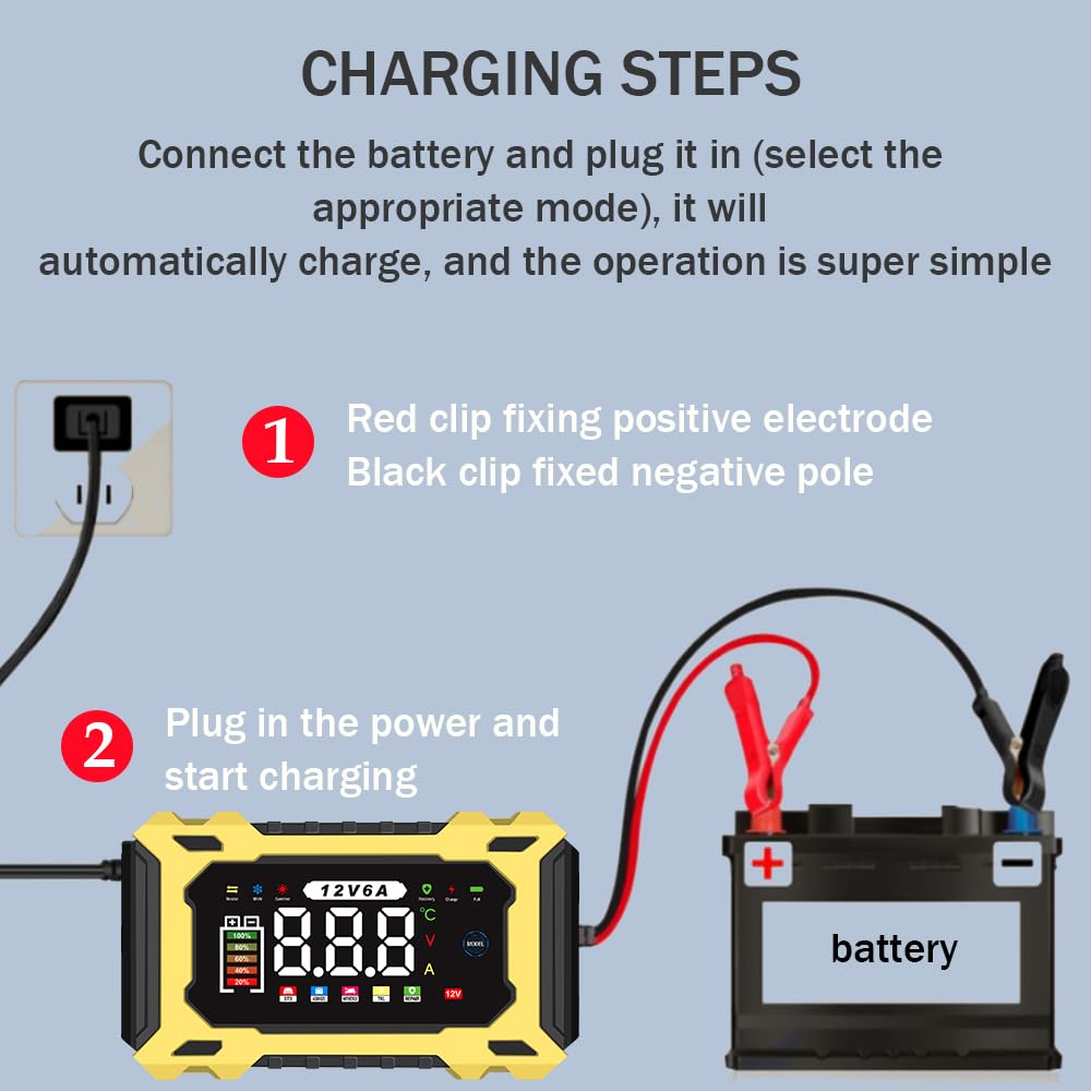 Kalonwell 6-way safety protections image illustrating overcharge, overcurrent, and short-circuit safeguards.