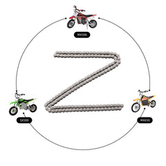 KAMIER 25H chain with drive breaker tool included for easy maintenance.