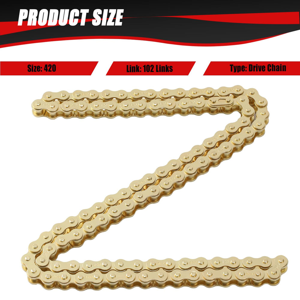 KAMIER 50cc–110cc dirt bike setup with 102 links
