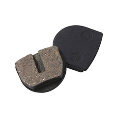 KAMIER brake pad dimensions close-up, 24.5 mm length and 24 mm width