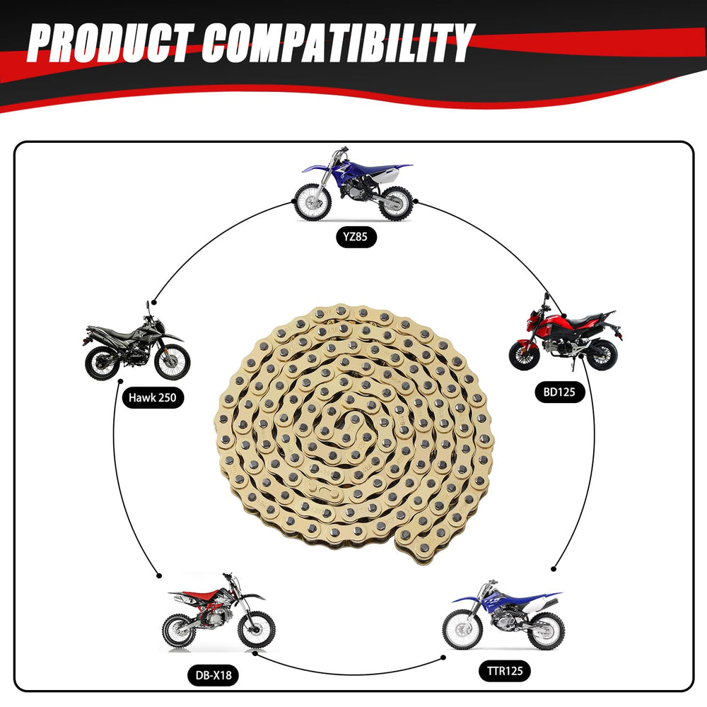 Kamier chain breaker tool in use enables quick, on-site length adjustments.