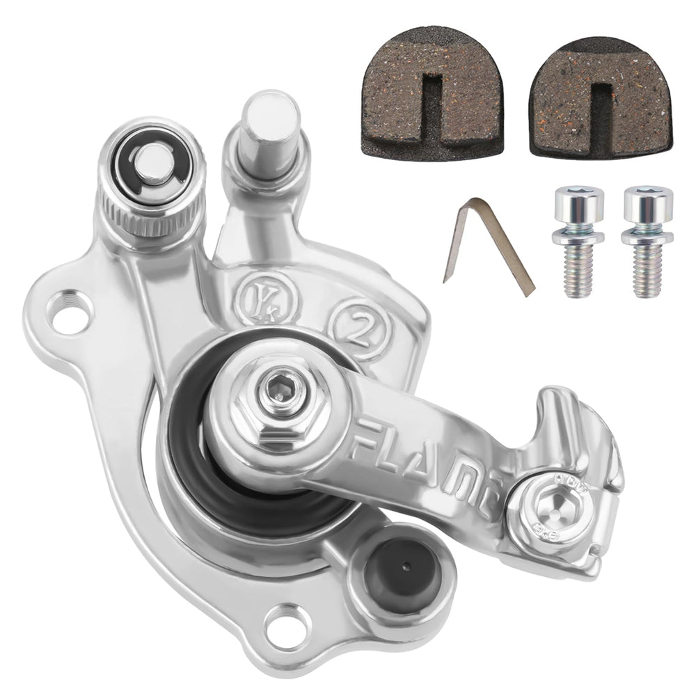 KAMIER front-rear disc brake caliper pads assembly for Razor bikes improves braking performance