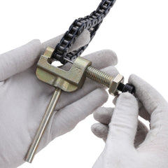 KAMIER packaging contents including chain, master links, and breaker tool.