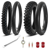 KAMIER rear tire 80-100-12 on 12-inch rim showing rugged grip and stability