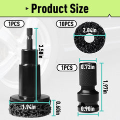 Kamrexi adapter demonstrates 1/2-inch compatibility for broader tool use.