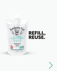 Kanberra closet drawer air purification keeps fabrics smelling clean.