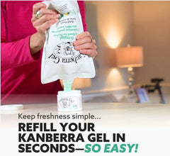 Kanberra gym bag odor neutralizer keeps gear smelling fresh.