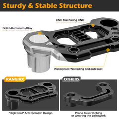 KANGIKX aluminum light bar mount bracket offers durable, weather-resistant mounting