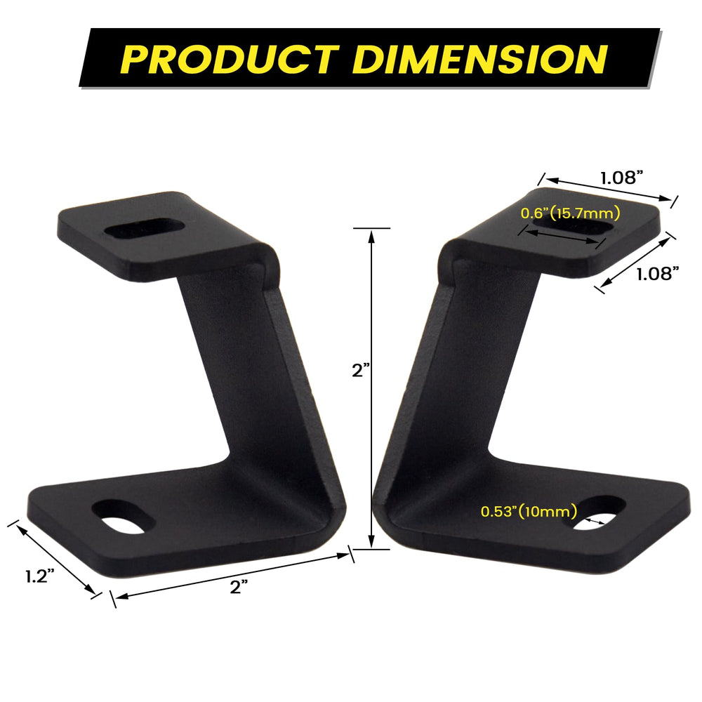 KANGIKX two bracket kit packaging includes the brackets shown