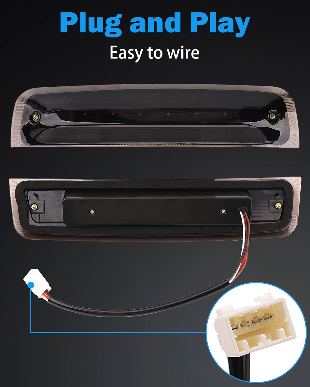 KanSmart IP65 waterproof brake light protects against water exposure
