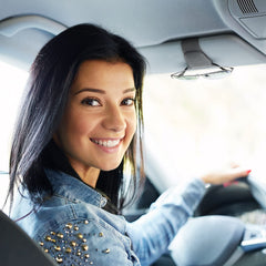 Easy one hand access to eyewear during exits and stops.