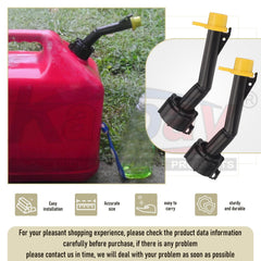 Karbay safety locking nozzle tip for controlled pouring and spill reduction.
