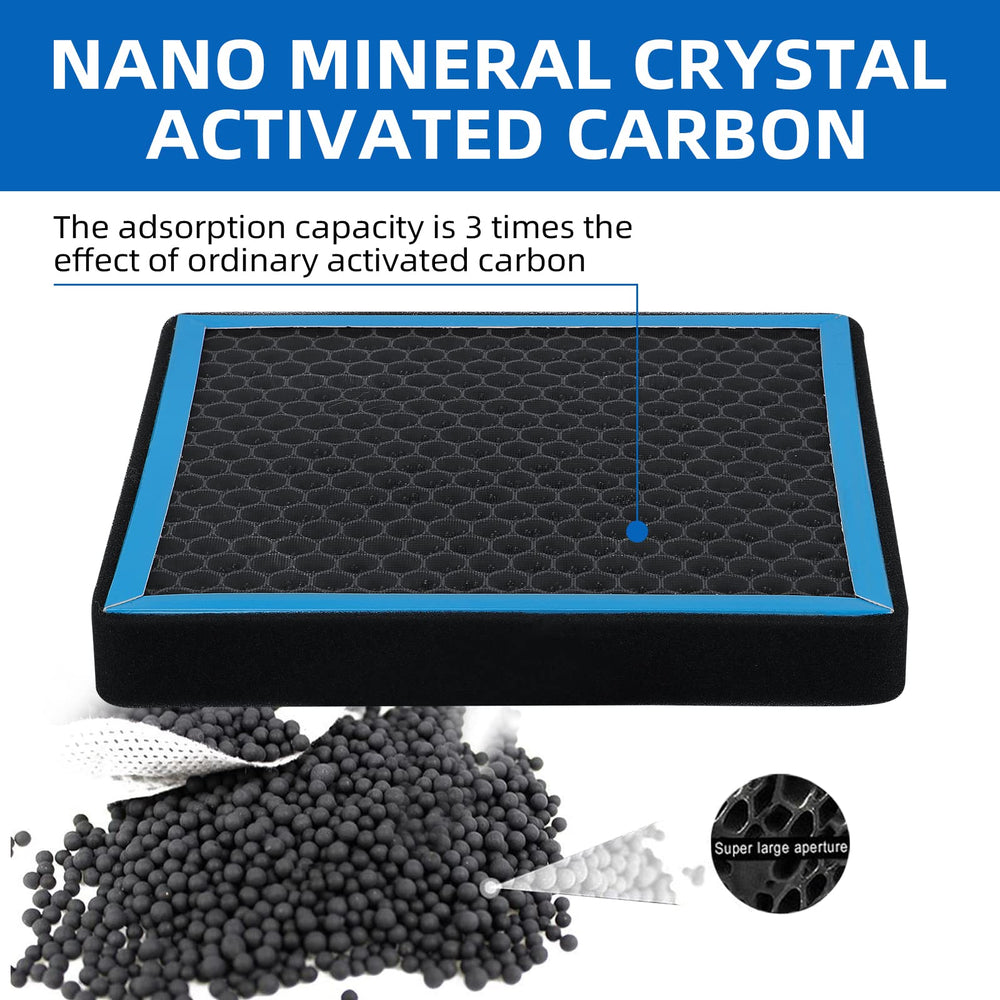KARCOCA CF10134 activated carbon layer for odor control and fresher cabin air.