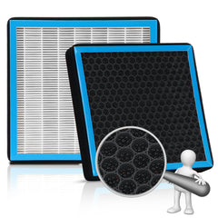 KARCOCA CF10134 cabin air filter assembly showing multi-layer design for clean air.