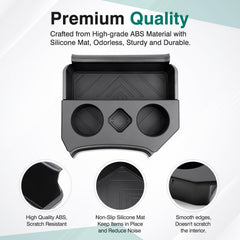 Karltys durable ABS tray offers lasting, odorless storage.