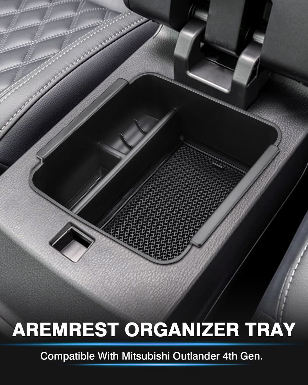 Karltys Outlander center console organizer tray open compartment ideal for wallet and phone.