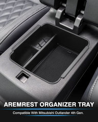 Karltys Outlander center console organizer tray open compartment ideal for wallet and phone.