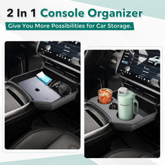Karltys removable cup holder expands space for snacks and gear.