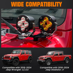 KARSAM Jeep Wrangler JL/JLU brackets installed using factory bolts